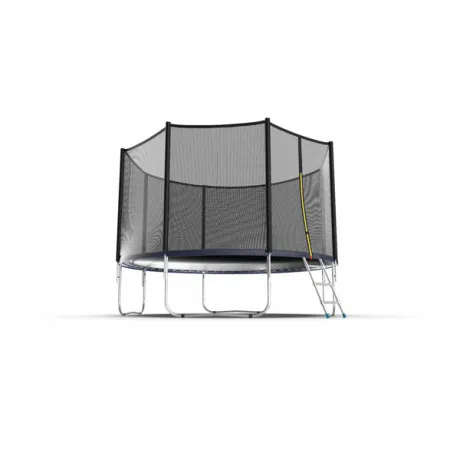 Батут с внешней сеткой и лестницей EVO JUMP External 12ft (Blue) - Фото 3