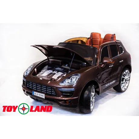 Электромобиль ToyLand Porsche Macan QLS 8588 коричневый - Фото 10