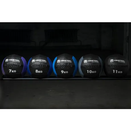 Медбол Yousteel 9 кг, со шнуровкой - Фото 2