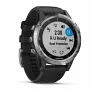 Мультиспортивные часы Garmin FENIX 5 PLUS серебристый с черным ремешком - Фото 7