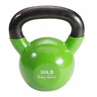 Гиря Body Solid 13,6 кг (30lb) обрезиненная зеленая