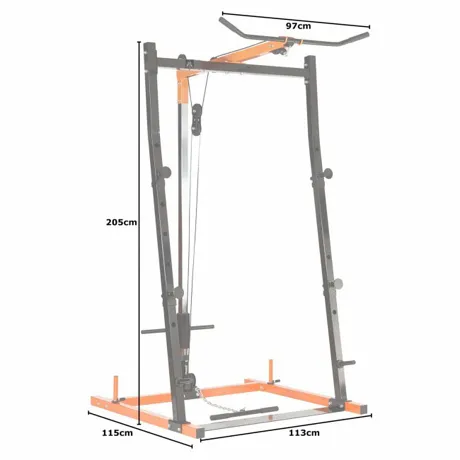 Стойка под штангу и тяга сверху / снизу DFC DCGE01 - Фото 5