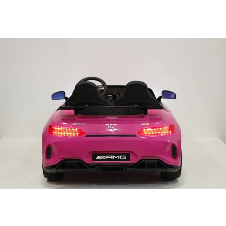 Электромобиль RiverToys MERCEDES-BENZ-AMG-GTR-HL289 (розовый) - Фото 5