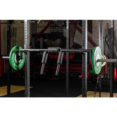 Гриф Yousteel безопасный для приседаний