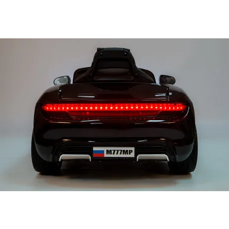 Электромобиль Barty Porsche Sport М777МР черный - Фото 7