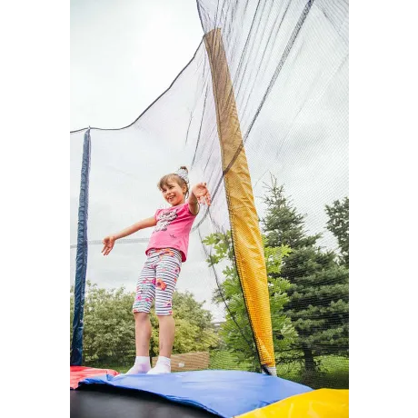 Батут Sundays Acrobat-D374 (с сеткой, разноцветный) - Фото 3