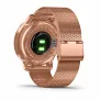 Смарт-часы Garmin VIVOMOVE LUXE розовое золото PVD 18K с ремешком "миланская петля" - Фото 4