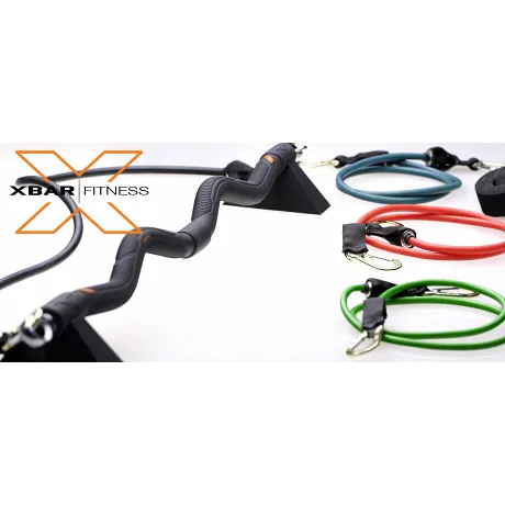 Универсальный тренажер X-BAR-KIT в комплекте с эспандерами, упорами и сумкой - Фото 2