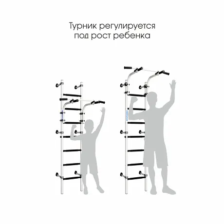 Шведская стенка ROMANA S9 белый антик(золото) - Фото 9
