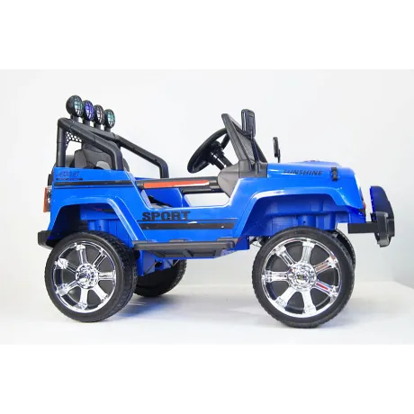 Электромобиль RiverToys JEEP T008TT (синий) - Фото 21