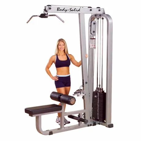 Верхняя-нижня тяга Body Solid SLM300G-3 со стеком 140 кг