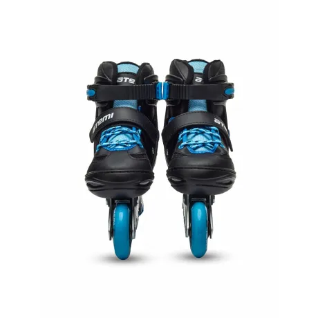 Ролики раздвижные Atemi, AIS01BL, L (38-41), PU72, 82A, ABEC-7 Carbon, SB, черно-синие - Фото 2