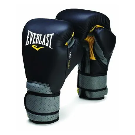 Перчатки тренировочные Everlast Ergo Foam 12oz черн/сер