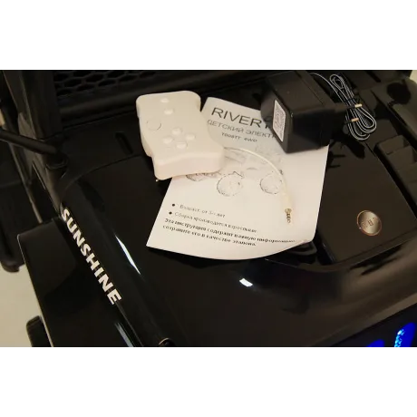 Электромобиль RiverToys JEEP T008TT (черный) - Фото 41