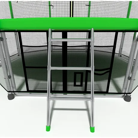Батут i-Jump Basket 14ft green - Фото 2
