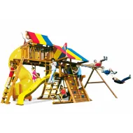 Детская площадка Rainbow Play Sistems Саншайн Кастл Спиральная горка Лайт Тент