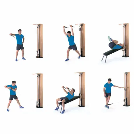 Многофункциональная силовая станция NOHrD SlimBeam, материал: пластик, цвет: синий - Фото 6