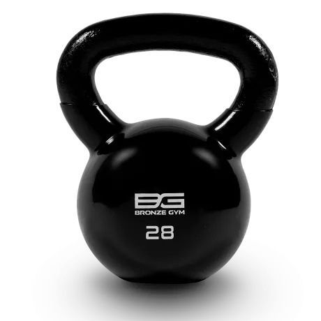 Гиря BRONZE GYM в виниловой оболочке 28 кг