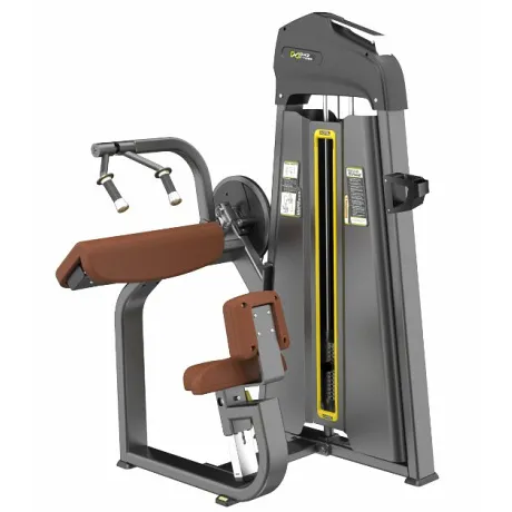 Трицепс-машина сидя. Наклонная парта DHZ Tricep Extansion Стек 105 кг E-1028В - Фото 2