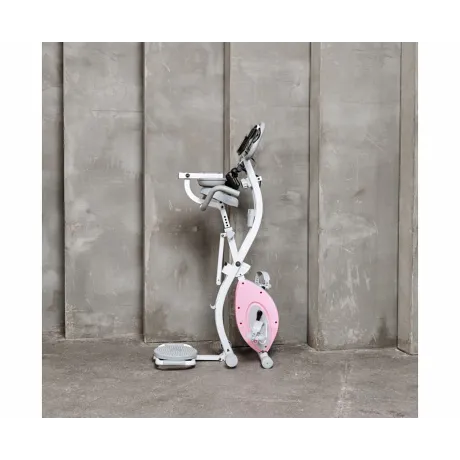 Велотренажер X-Bike DFC DavCreator Max PRO, бело-розовый - Фото 31
