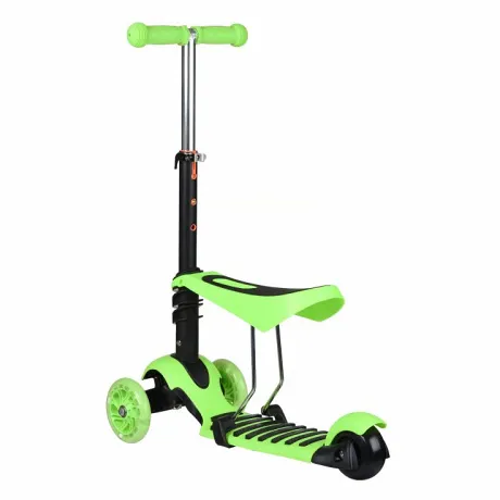 Самокат EVO Kids M-2 (3 в 1) зеленый - Фото 3