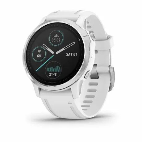 Часы Garmin FENIX 6S белый с белым ремешком