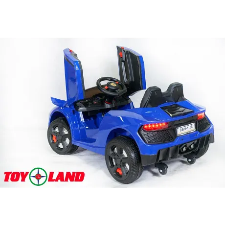Электромобиль ToyLand Lamborghini BBH 1188 синий (краска) - Фото 6