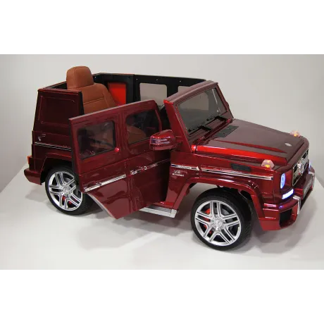 Электромобиль RiverToys Mercedes-Benz G63 T999TT (вишневый глянец) - Фото 2