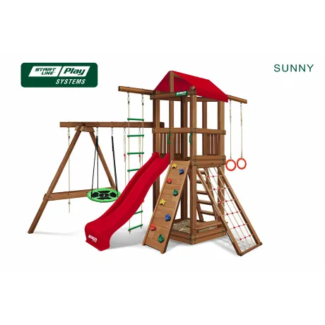 Детский городок Sunny премиум Кедр (red)