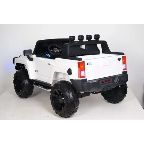 Электромобиль RiverToys HUMMER A777MP White - Фото 2