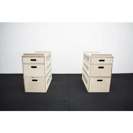 Комплект плинтов для тяжелой атлетики Stecter (Н=83 см, материал-фанера) - Фото 4