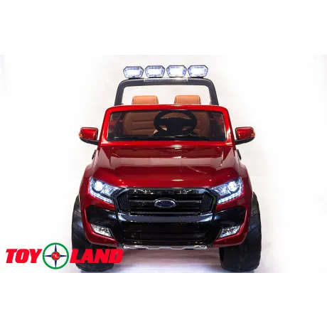 Электромобиль ToyLand Ford Ranger 2017 4x4 красный - Фото 3