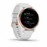 Смарт-часы с GPS Garmin VIVOACTIVE 4S белые с золотистым безелем - Фото 6