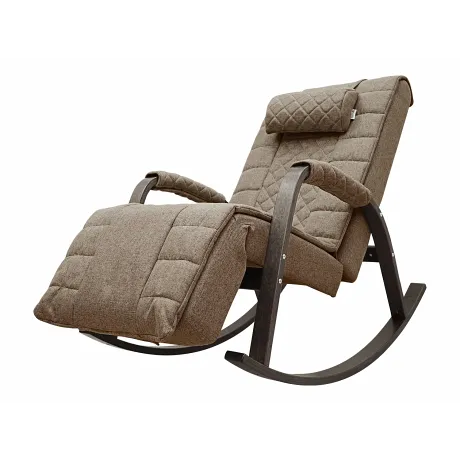 Массажное кресло качалка FUJIMO SOHO DELUXE F2000 TCFA Шоколад (TONY8) - Фото 7