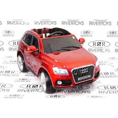 Электромобиль RiverToys AUDI Q5 Cherry - Фото 9
