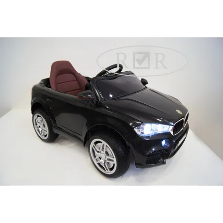 Электромобиль RiverToys BMW O006OO VIP (черный) - Фото 2