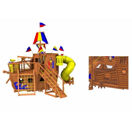 Детская площадка Rainbow Play Sistems Корабль Дизайн 2 - Фото 3