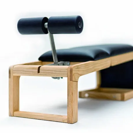 Универсальная скамья 3-в-1 NOHrD TriaTrainer орех, натуральная кожа - Фото 3