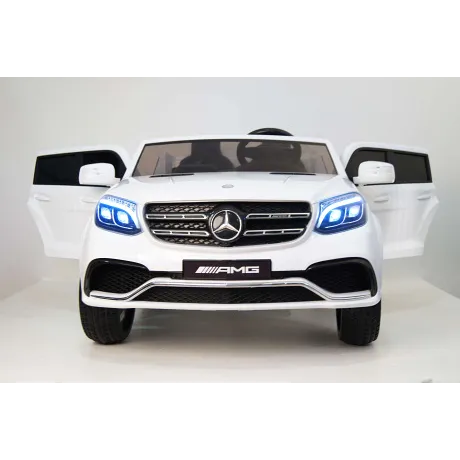 Электромобиль RiverToys Mercedes-Benz GLS63 4WD (белый) - Фото 8