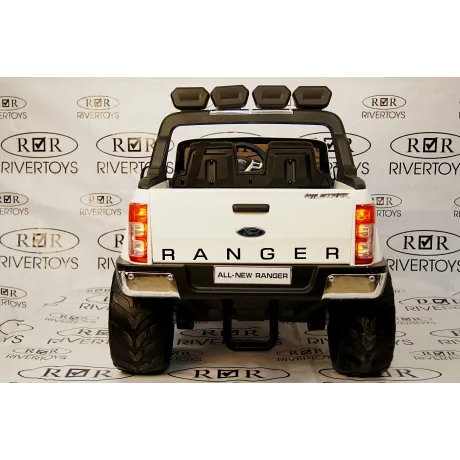 Электромобиль RiverToys NEW FORD RANGER 4WD (белый) - Фото 10