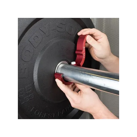 Замки алюминиевые Body Solid ROEPKE красные (пара) - Фото 4