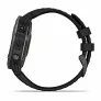 Часы Garmin FENIX 6 Sapphire серый с черным ремешком - Фото 2