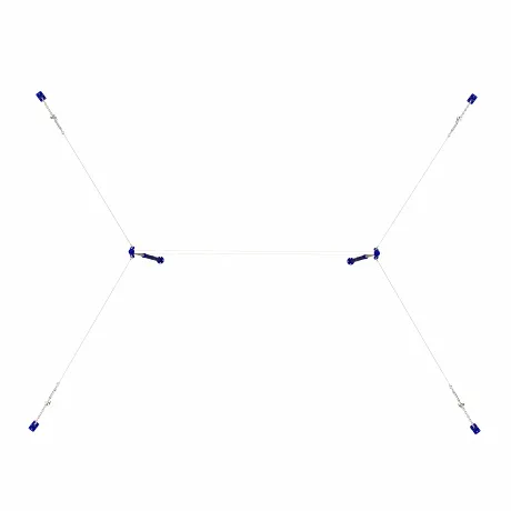 Перекладина гимнастическая ZSO 26516 на растяжках универсальная - Фото 2