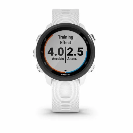 Смарт-часы с GPS Garmin FORERUNNER 245 Music белый с белым ремешком - Фото 3