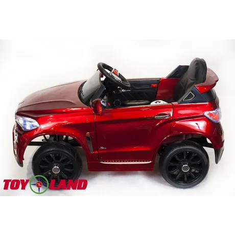 Электромобиль ToyLand BMW X6 красный - Фото 5