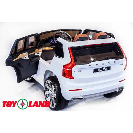 Электромобиль ToyLand Volvo XC90 белый - Фото 5