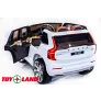 Электромобиль ToyLand Volvo XC90 белый - Фото 5