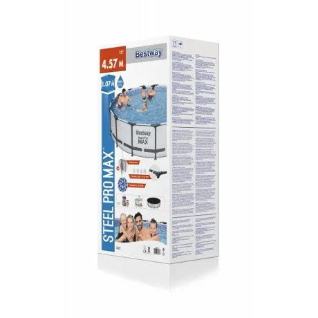 Бассейн каркасный круглый 457х107см, 56488 - Фото 2