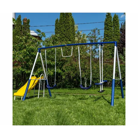 Детский комплекс DFC качели, качели-балансир, горка 74201 - Фото 4