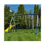 Детский комплекс DFC качели, качели-балансир, горка 74201 - Фото 4